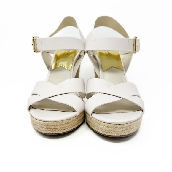 SOLD! Michael Kors Espadrilles Platform Wedge Slingback Sandals - Picture 4 of 8